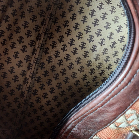 Handmade Leather & Kilim Duffel Bag - Picture 8 of 8